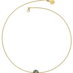 MAGIC MONOÏ - Collier câble en or, perle de Tahiti et diamant