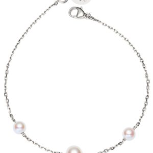 JOLIES PERLES   Bracelet chaîne en or 18K et perles d'Akoya