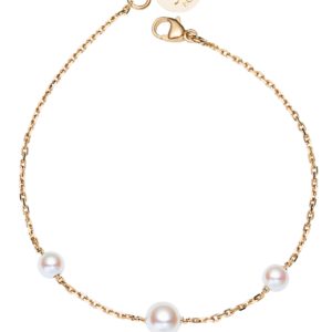 Bracelet JOLIES PERLES or jaune 18K perles d'Akoya - JDL Paris