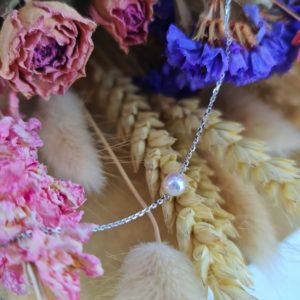 Collier perle sur chaine en or - Classic Akoya by Jessie Lemaire