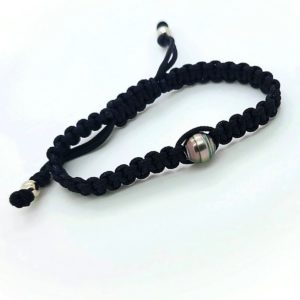 FIRST  Bracelet masculin perle de Tahiti cerclée